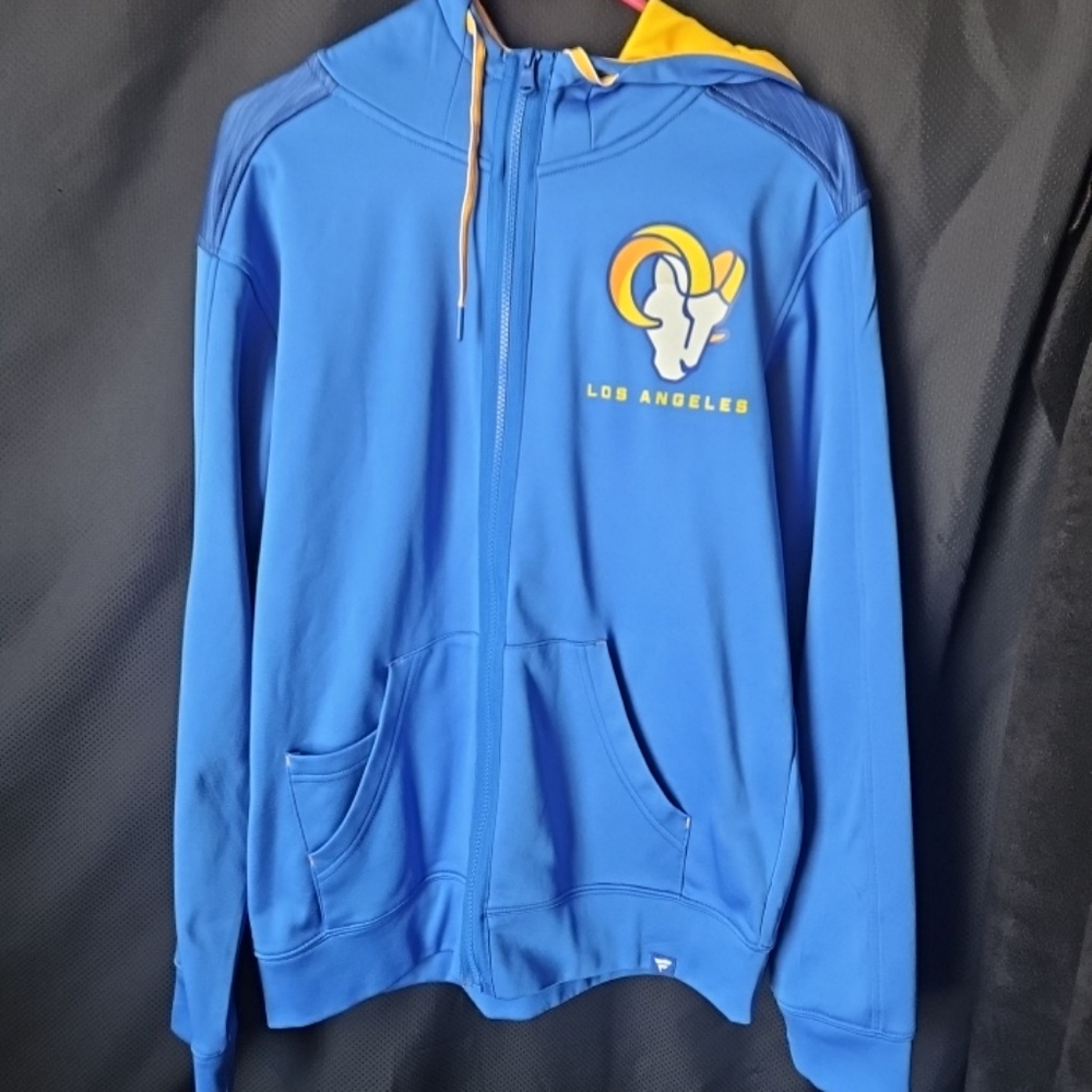 Los Angeles Rams Fanatics Hooded Sweatshirt Size Medium
